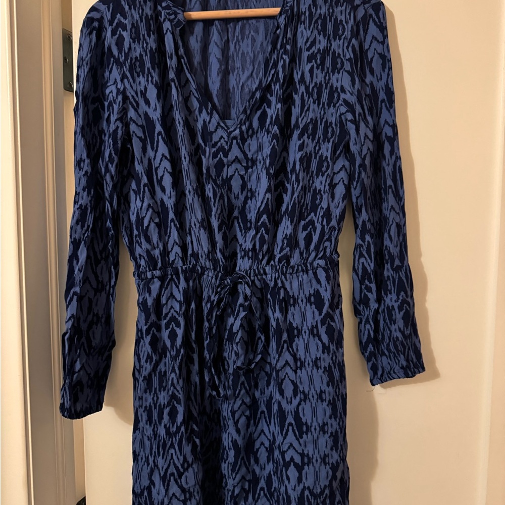 GAP Blue Long Sleeve Dress